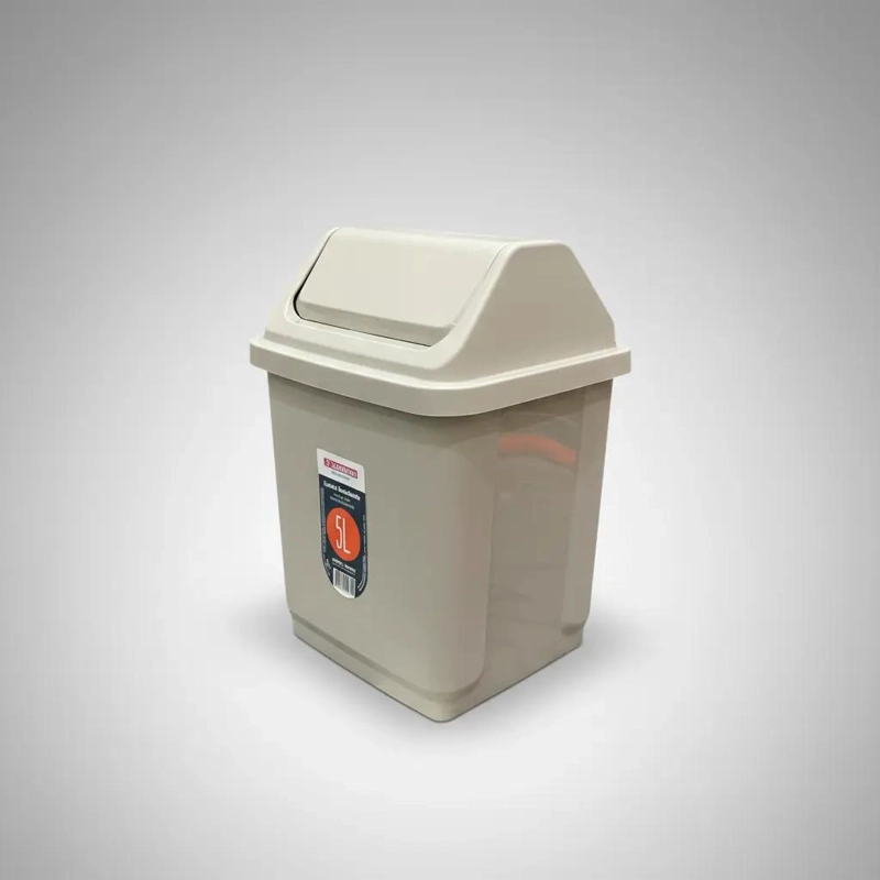 BASURERO BASCULANTE DE 5 LITROS PARA COCINA Y BAÑO - 10