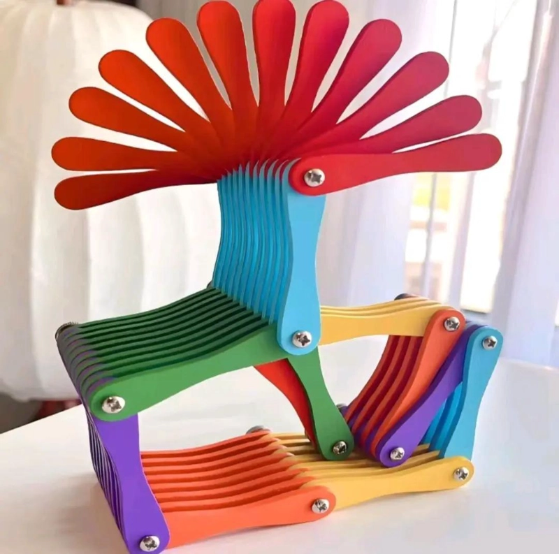 JUEGO DIDACTICO PLEGABLE PARA ARMAR FIGURAS CREATIVAS - 3