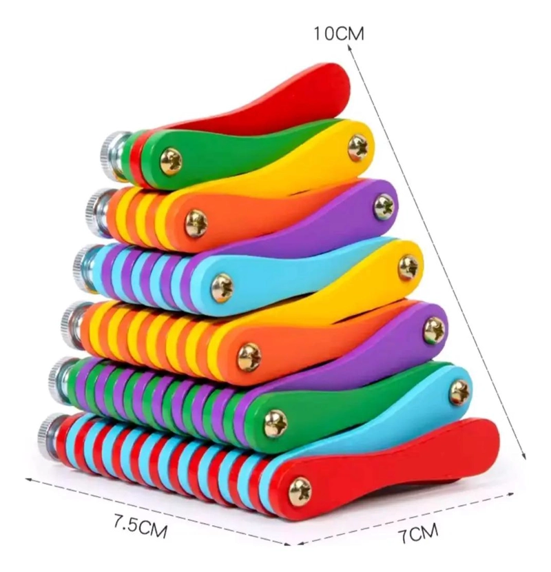 JUEGO DIDACTICO PLEGABLE PARA ARMAR FIGURAS CREATIVAS - 7