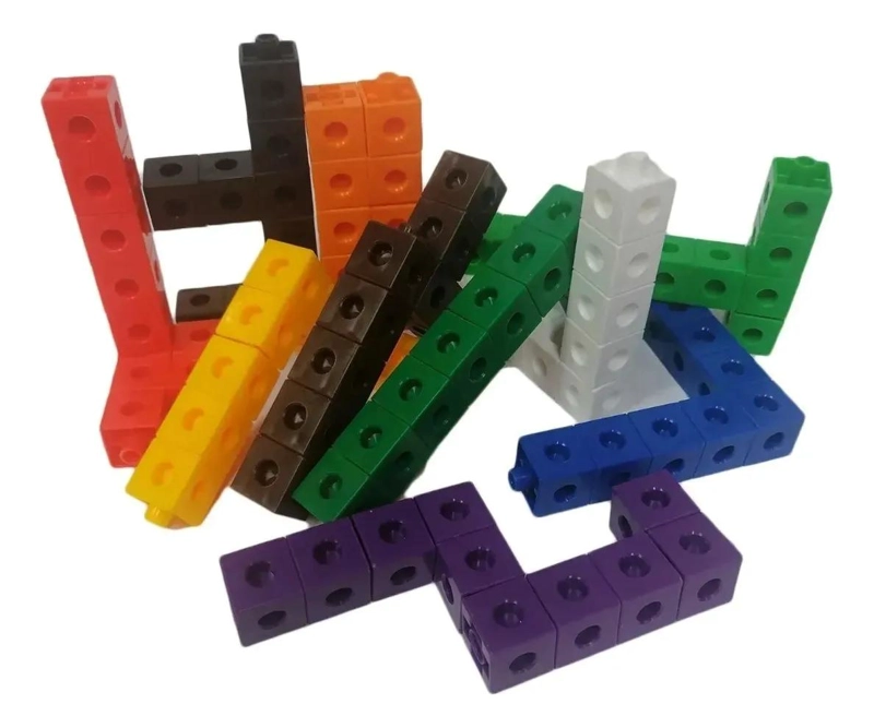CUBOS CONECTORES UNIFIX ME TODO SINGAPUR 100 PIEZAS EDUCATIVOS - 4