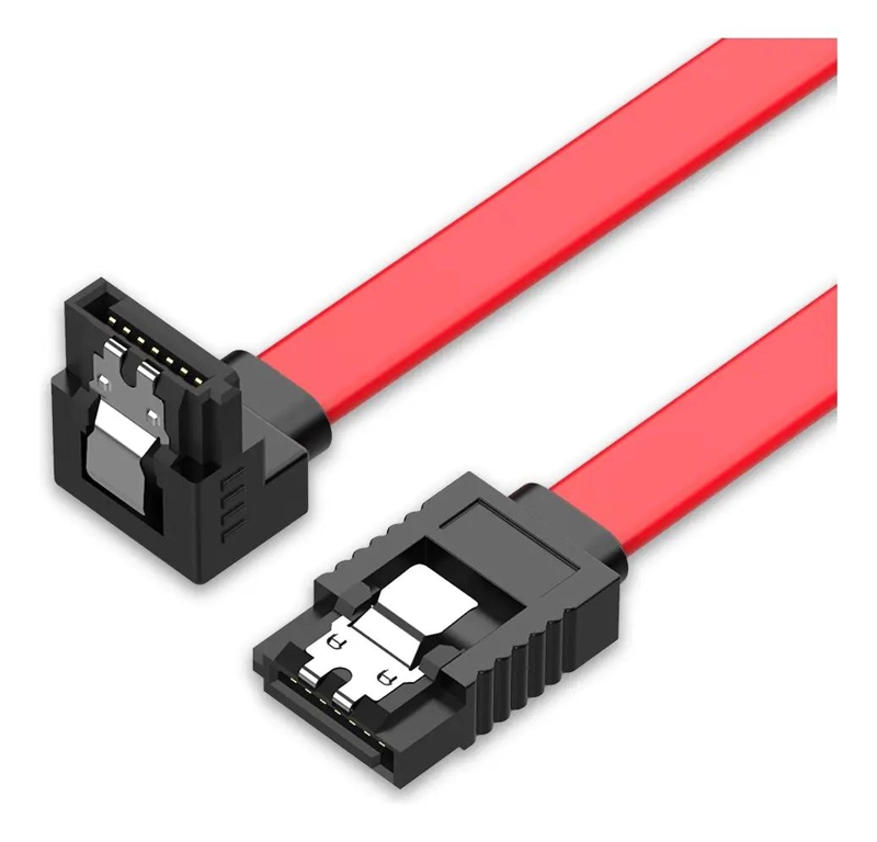 CABLE SATA 3.0 90° PARA DISCO DURO Y GRABADORA 50CM - 1