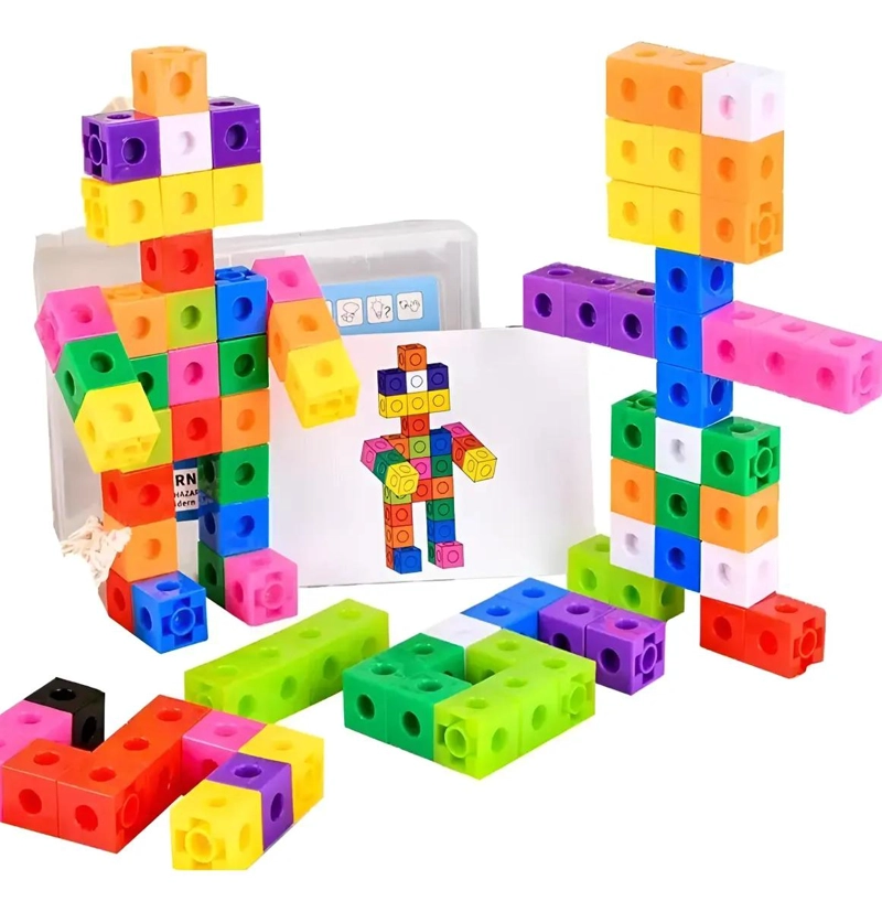 BLOQUES DE CONSTRUCCION Y TARJETAS DE PATRONES PARA NIÑOS - 1