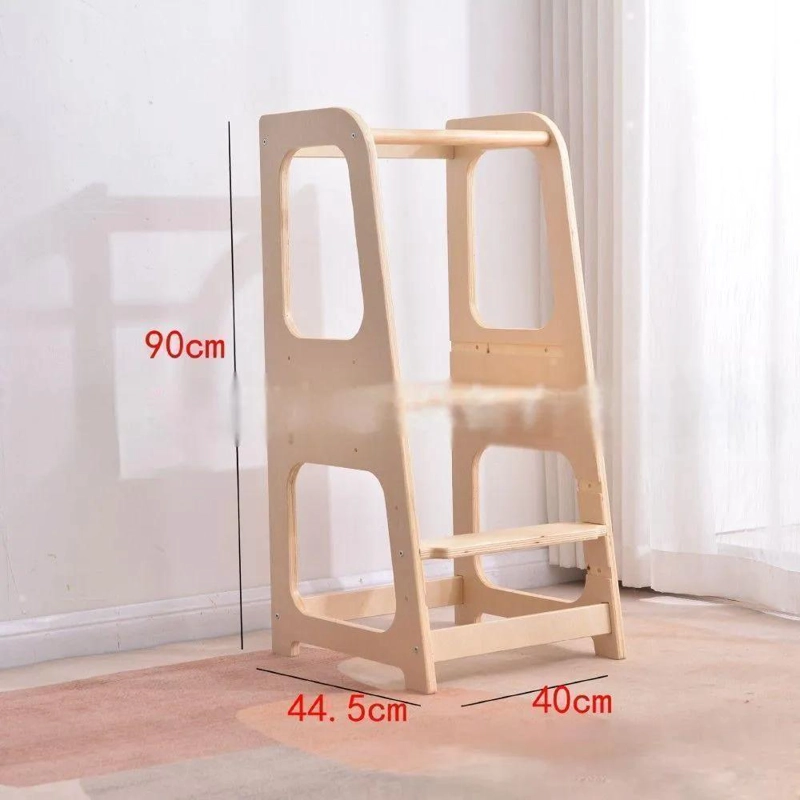 TORRE DE APRENDIZAJE MONTESSORI DE MADERA PARA NIÑOS - 6