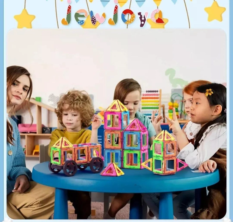 SET DE BLOQUES MAGNE TICOS PARA CONSTRUCCION CREATIVA - 1
