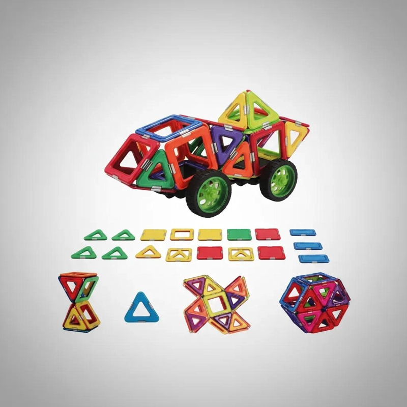 SET DE BLOQUES MAGNE TICOS PARA CONSTRUCCION CREATIVA - 6