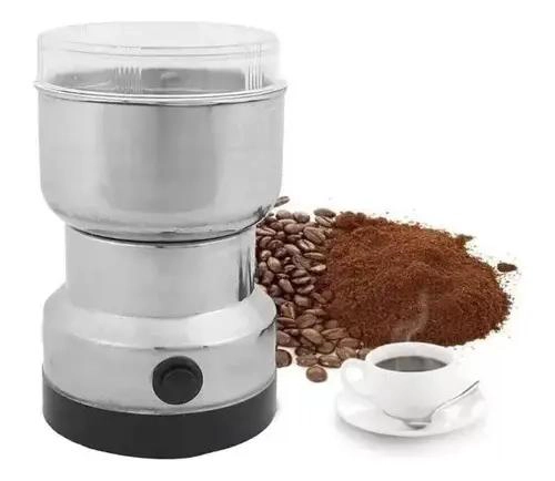 MOLINILLO MANUAL PARA CAFE  Y SEMILLAS EN COLOR GRIS - 2