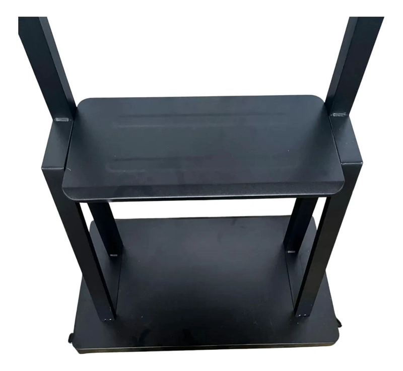 RACK PEDESTAL METALICO PARA TV DE 40 A 75 PULGADAS CON RUEDAS - 3