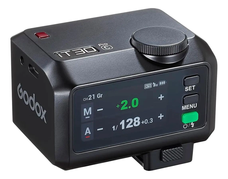 FLASH PORTATIL COMPACTO CON DIFUSOR ABATIBLE Y BATERIA RECARGABLE - 1