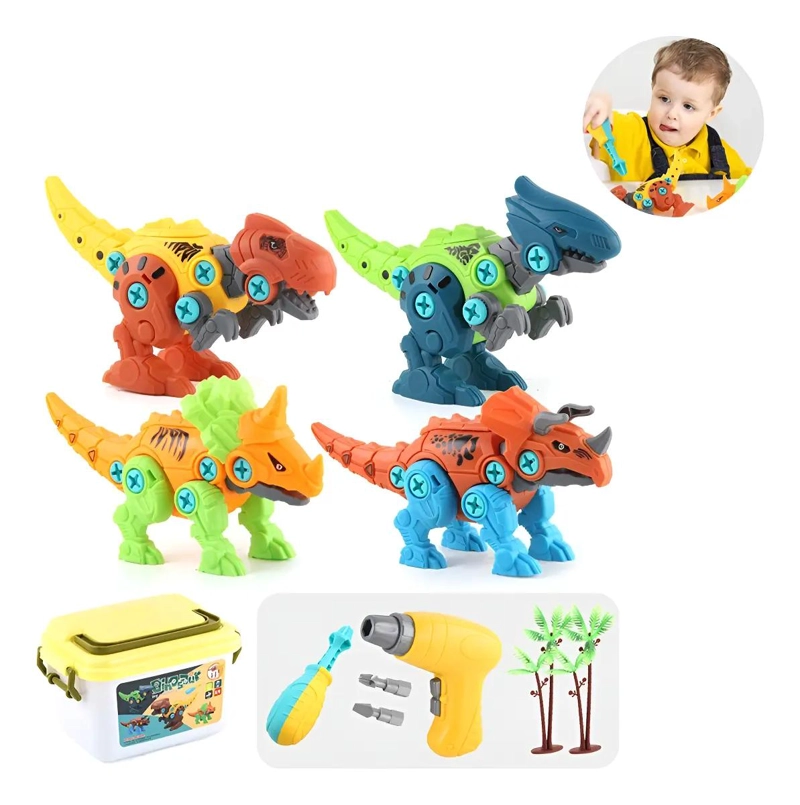 JUGUETE EDUCATIVO DE DINOSAURIO PARA ARMAR CON DESTORNILLADOR - 1