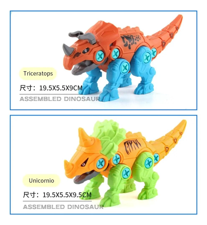 JUGUETE EDUCATIVO DE DINOSAURIO PARA ARMAR CON DESTORNILLADOR - 3