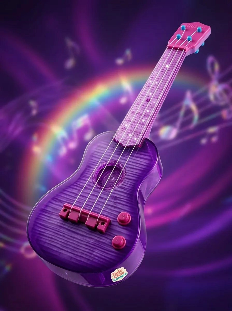 GUITARRA INFANTIL DE JUGUETE PARA CONCIERTOS Y JUEGOS MUSICALES - 3