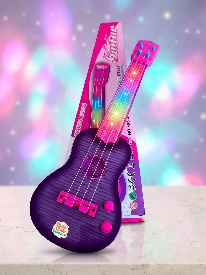 GUITARRA INFANTIL DE JUGUETE PARA CONCIERTOS Y JUEGOS MUSICALES - 5