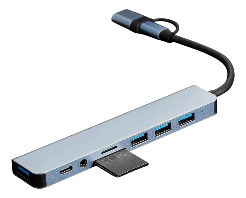 ADAPTADOR HUB 8 EN 1 USB TIPO C PARA CONECTIVIDAD COMPLETA - 2