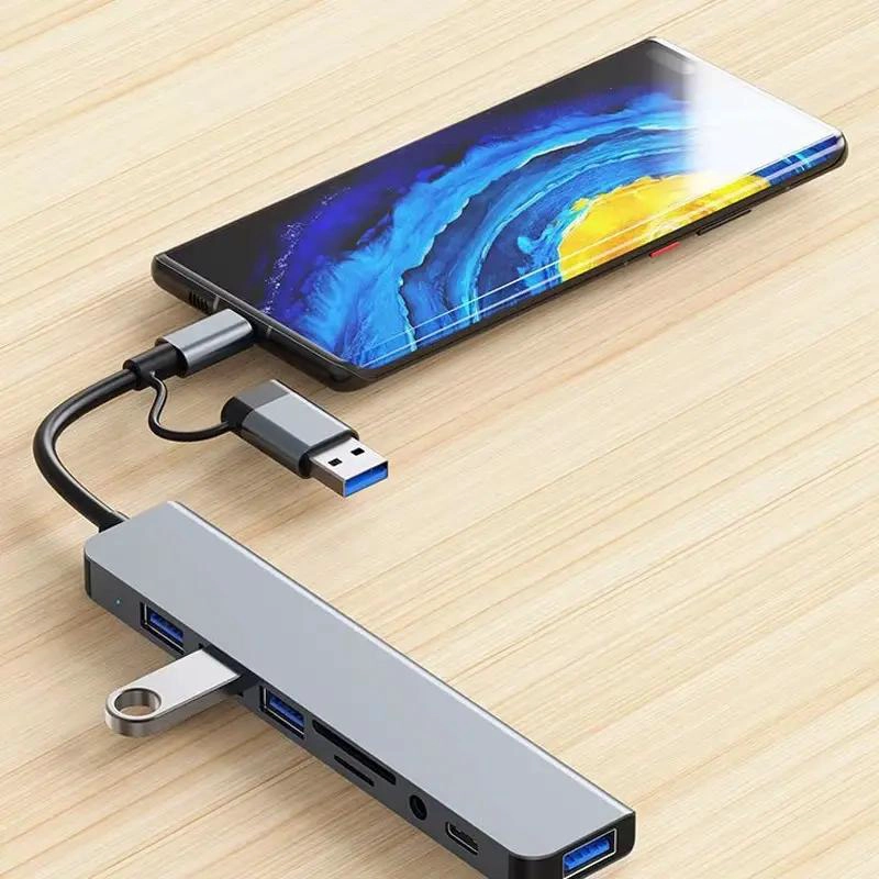 ADAPTADOR HUB 8 EN 1 USB TIPO C PARA CONECTIVIDAD COMPLETA - 7