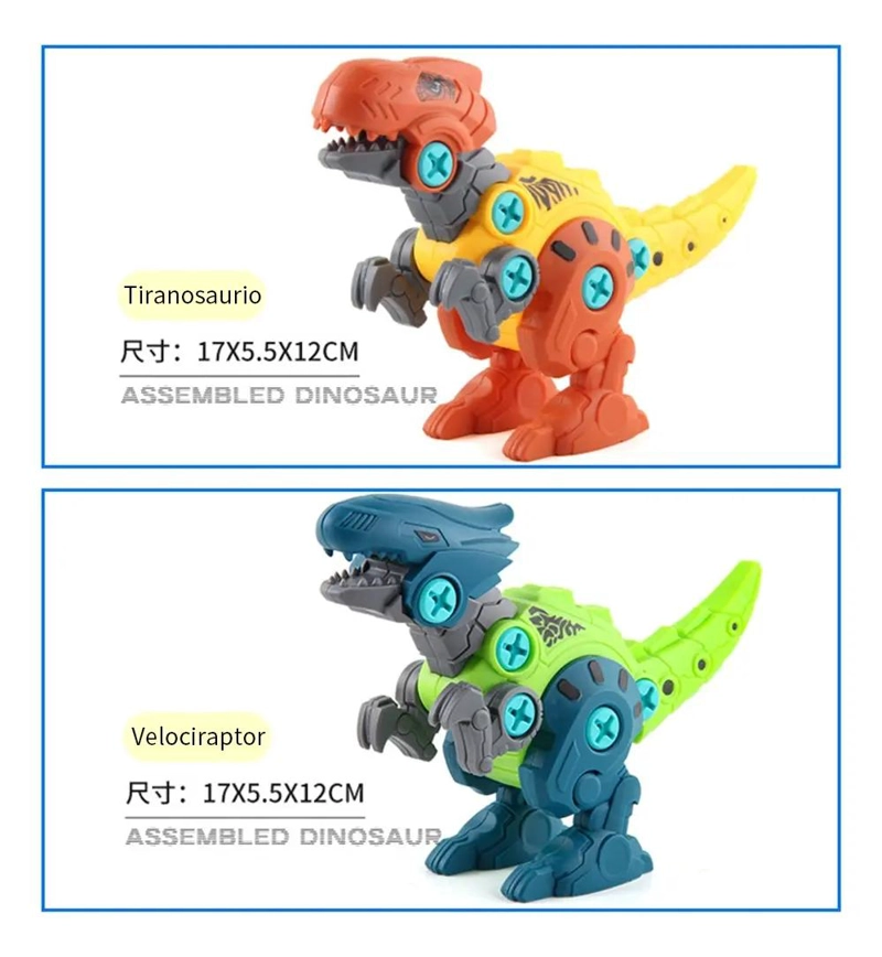 JUGUETE EDUCATIVO DE DINOSAURIO PARA ARMAR CON DESTORNILLADOR - 3