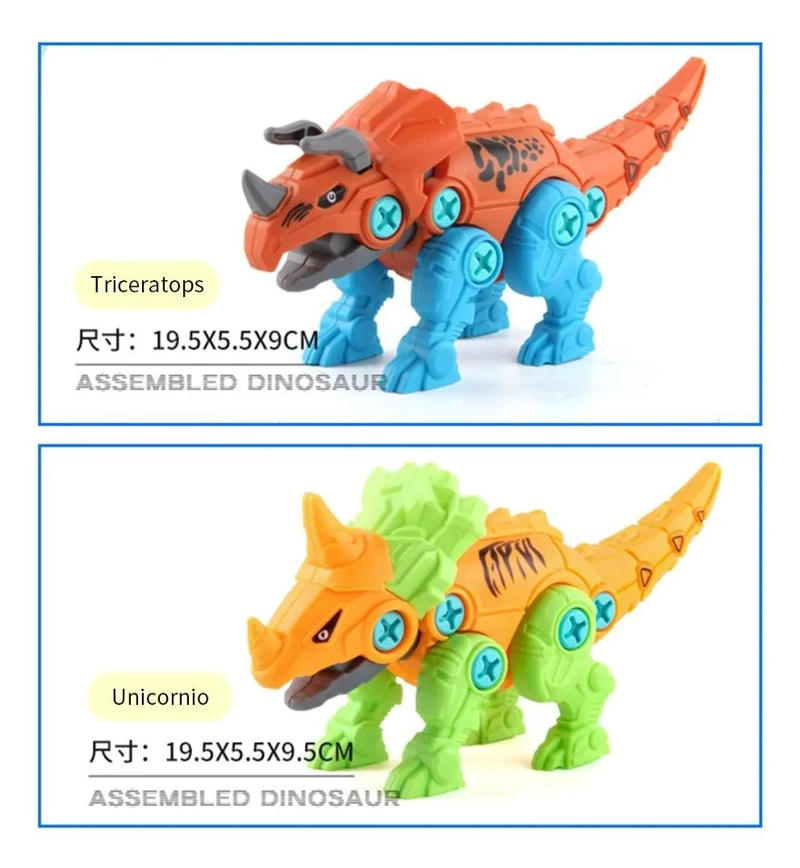 JUGUETE EDUCATIVO DE DINOSAURIO PARA ARMAR CON DESTORNILLADOR - 4