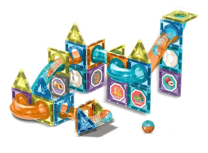 BLOQUES MAGNE TICOS DE CONSTRUCCION 45 PIEZAS PARA NIÑOS - 2