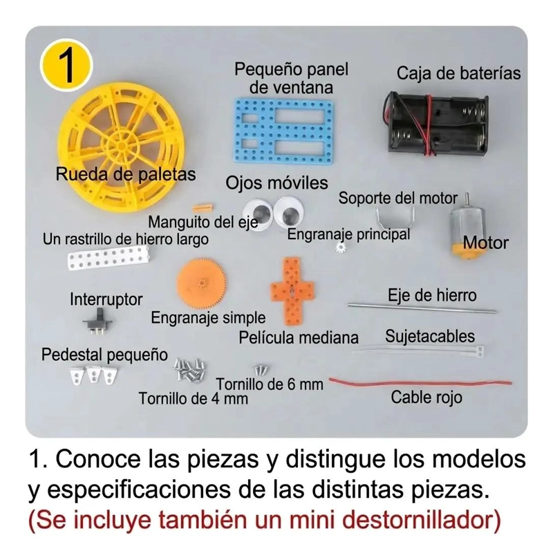 CARRO DE EQUILIBRIO STEM PARA ARMAR CON PILAS - 2