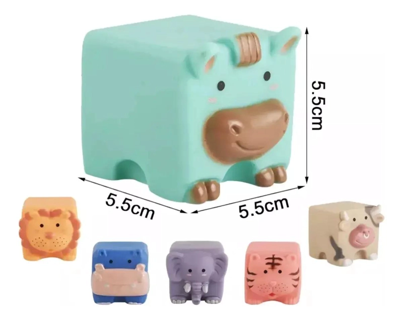 BLOQUES DE CONSTRUCCION APILABLES PARA JUGAR Y DENTICION - 5