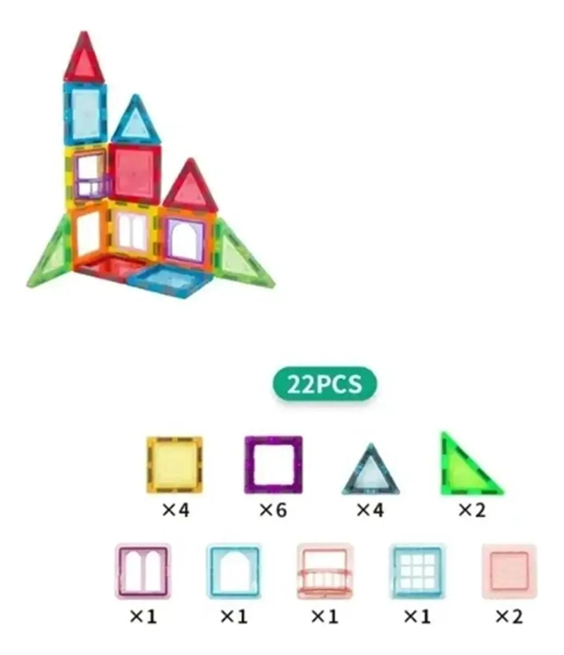 JUGUETE MAGNE TICO 22 PIEZAS PARA DESARROLLO INFANTIL - 6