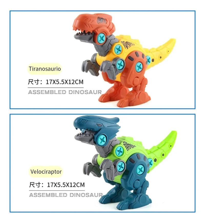 JUGUETE EDUCATIVO DE DINOSAURIO PARA ARMAR CON DESTORNILLADOR - 2