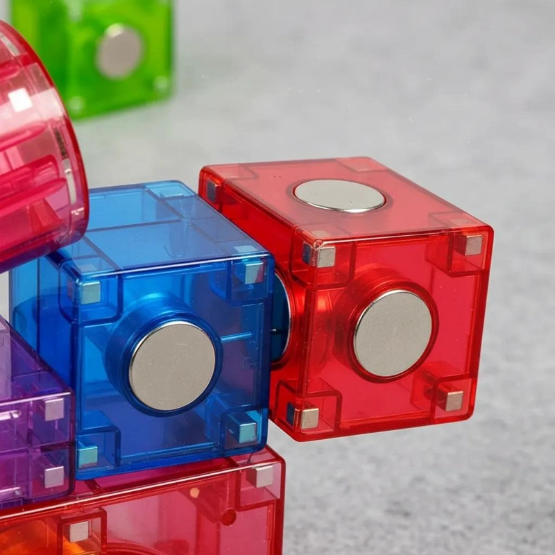 BLOQUES MAGNE TICOS TRANSPARENTES PARA CONSTRUCCION CREATIVA - 2