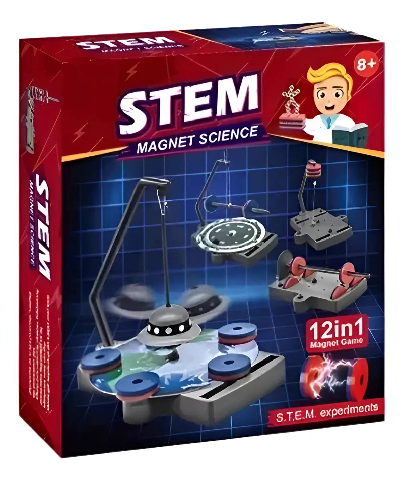 KIT EDUCATIVO DE EXPERIMENTOS CIENTIFICOS CON IMANES PARA NIÑOS - 1