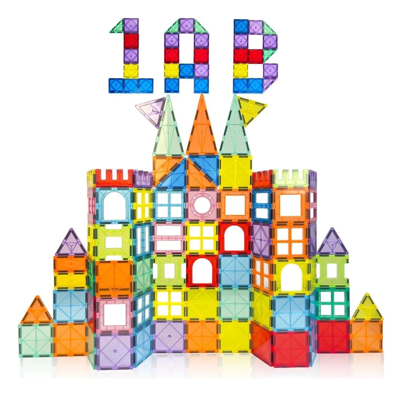 SET DE BLOQUES MAGNE TICOS PARA CONSTRUCCION 32 PIEZAS - 3