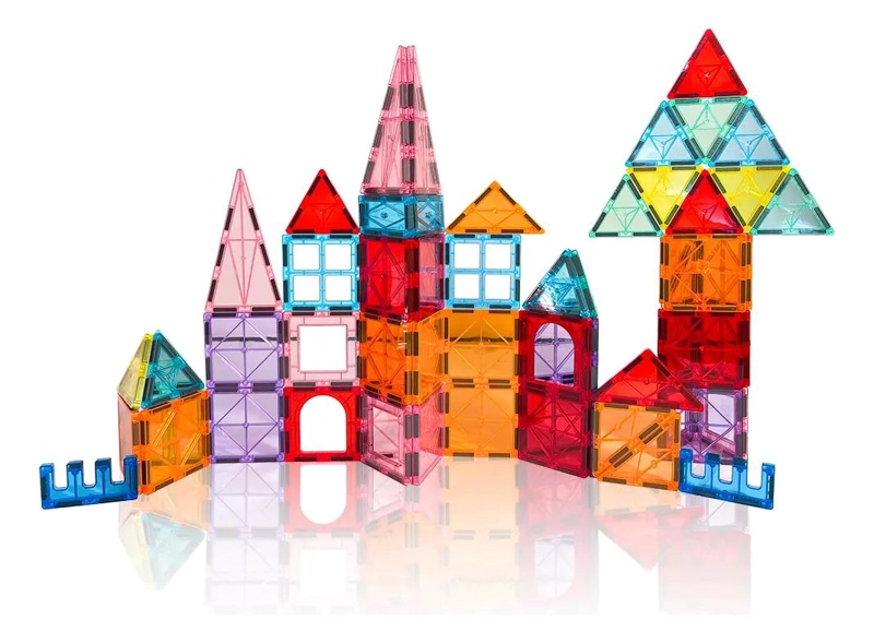 SET DE BLOQUES MAGNE TICOS PARA CONSTRUCCION 32 PIEZAS - 4
