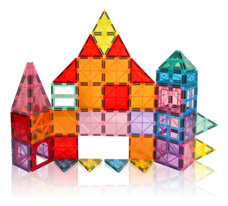 SET DE BLOQUES MAGNE TICOS PARA CONSTRUCCION 32 PIEZAS - 6