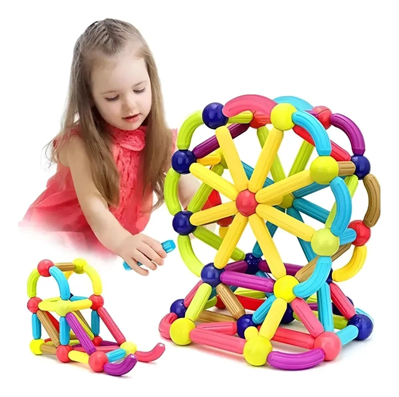 BLOQUES MAGNE TICOS 42 PIEZAS GRANDES PARA NIÑOS - 7