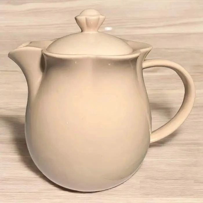 SET DE 2 TETERAS ROSADAS DE PORCELANA PARA TE  E INFUSIONES - 3