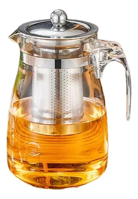 TETERA DE VIDRIO 750ML CON INFUSOR PARA TE  E INFUSIONES - 2