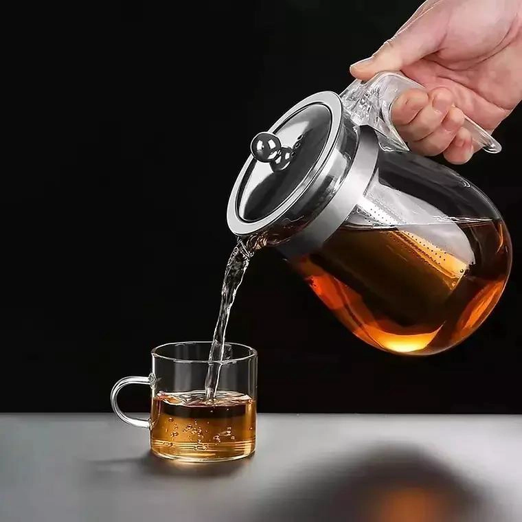 TETERA DE VIDRIO 750ML CON INFUSOR PARA TE  E INFUSIONES - 3