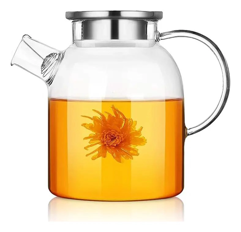 TETERA DE VIDRIO BOROSILICATO RESISTENTE PARA TE  1,5 LITROS - 1