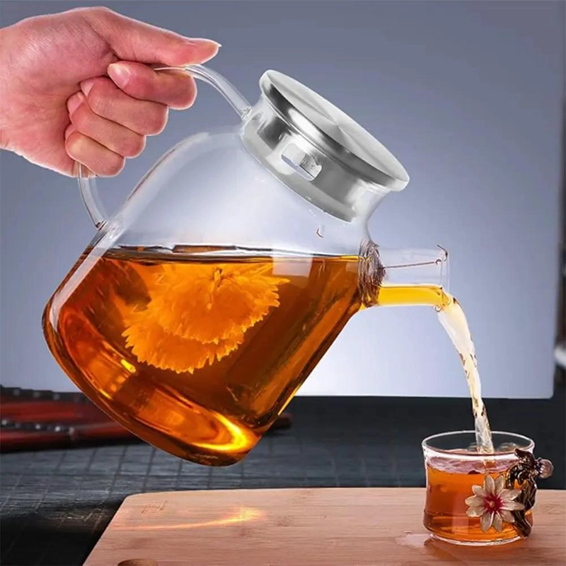 TETERA DE VIDRIO BOROSILICATO RESISTENTE PARA TE  1,5 LITROS - 3