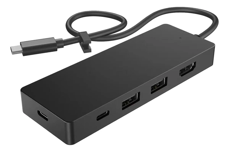 ADAPTADOR HUB TRAVEL TIPO C 5 EN 1 COMPACTO Y FUNCIONAL - 1