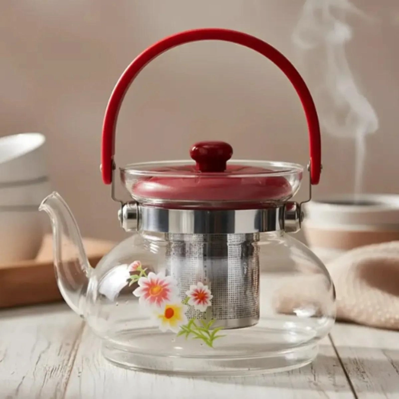 TETERA DE VIDRIO CON INFUSOR 700 ML PARA INFUSIONES - 1