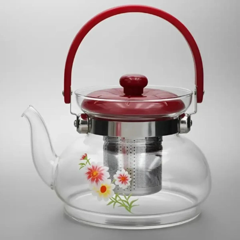 TETERA DE VIDRIO CON INFUSOR 700 ML PARA INFUSIONES - 2