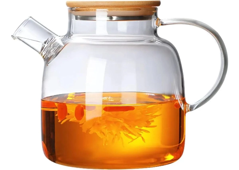 TETERA DE VIDRIO BOROSILICATO DE 34 OZ CON INFUSOR - 2