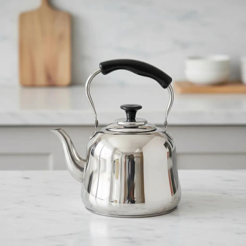 TETERA DE ACERO INOXIDABLE DE 5 LITROS PARA COCINAR - 4
