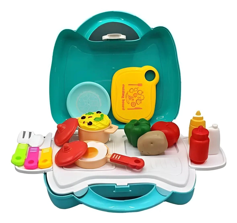 JUEGO DE MOCHILA DE COCINA PARA APRENDER UTENSILIOS DE COCINA - 1