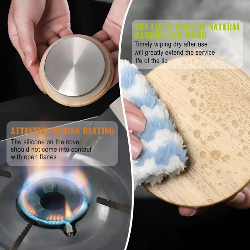 TETERA DE VIDRIO BOROSILICATO 1L CON INFUSOR Y TAPA DE MADERA - 10