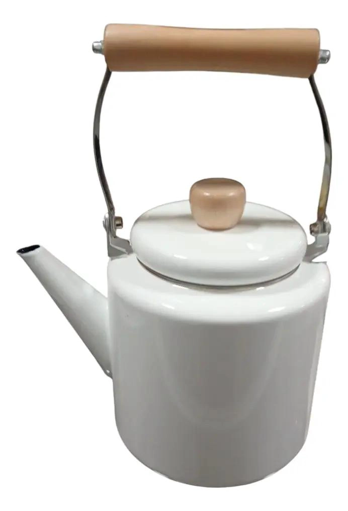 TETERA BLANCA DE LUJO 2.4 LITROS PARA INFUSIONES - 2