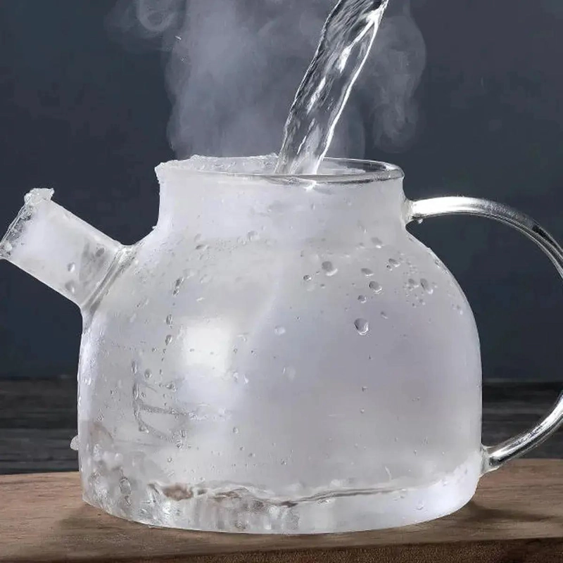 TETERA DE VIDRIO BOROSILICATO 1000 ML RESISTENTE AL CALOR Y FRIO - 10