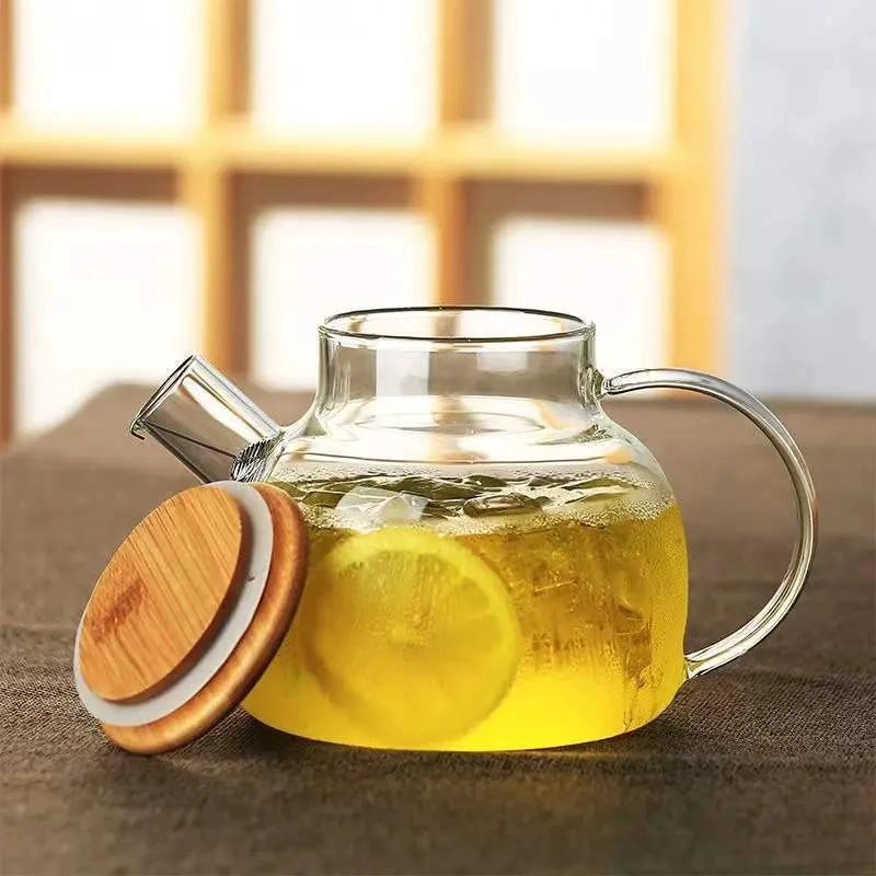 TETERA DE VIDRIO BOROSILICATO 1000 ML RESISTENTE AL CALOR Y FRIO - 7