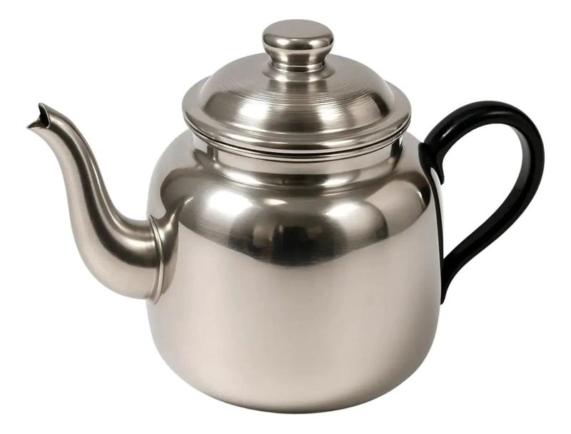 TETERA DE ALUMINIO 200 CC PARA TE  CALIENTE - 1