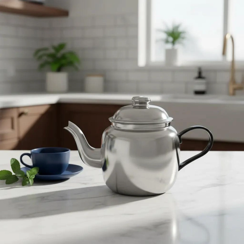 TETERA DE ALUMINIO 500 CC PARA INFUSIONES CALIENTES - 1