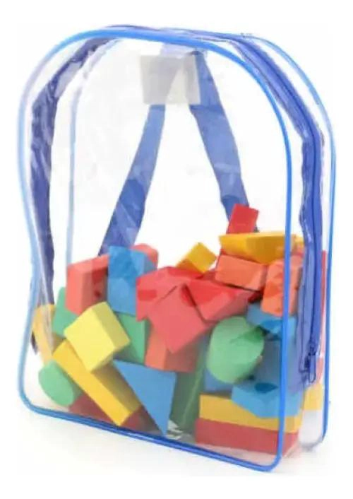 BLOQUES DE CONSTRUCCION DE MADERA DIDACTICOS PARA NIÑOS 38 PIEZAS - 3