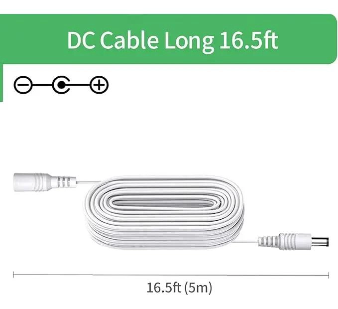 CABLE DE EXTENSION DE 5 METROS PARA CAMARA DE SEGURIDAD - 2